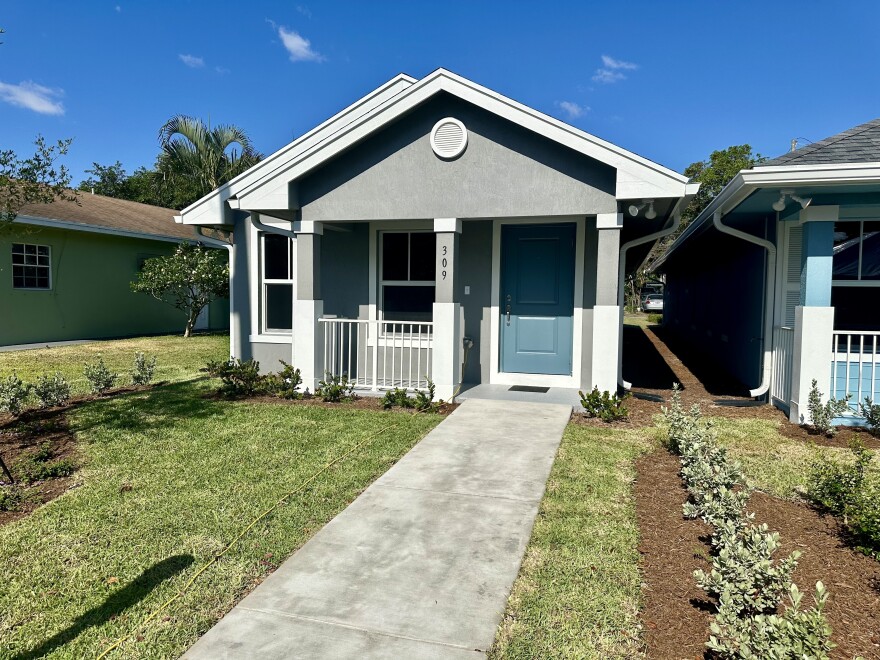 A nearly $1-million affordable housing project completed by the Community Land Trust of Palm Beach County, brought three homes for families in Lake Worth Beach.